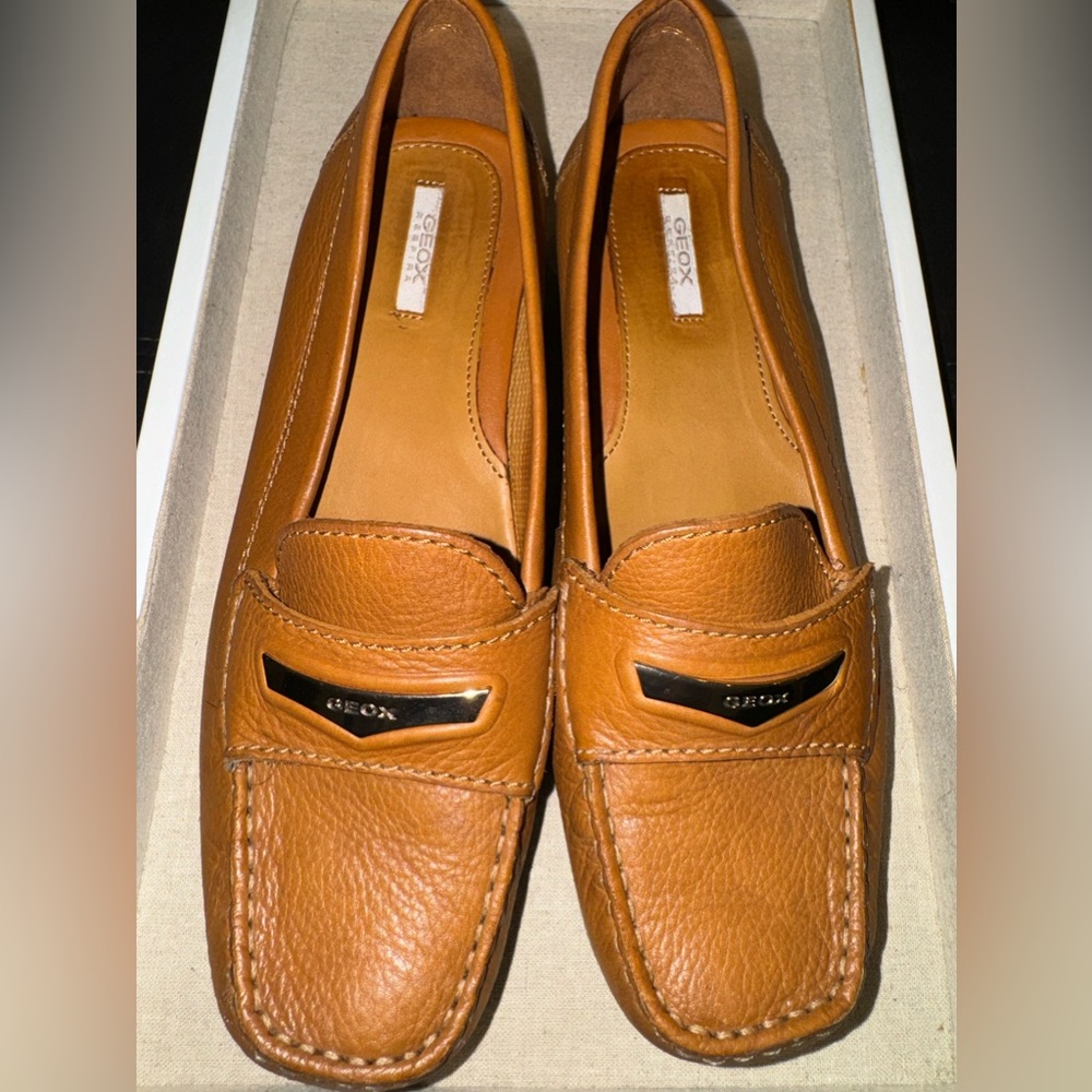 Geox leather Driving Loafers